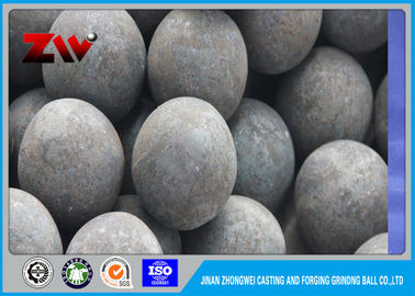 Bolle di acciaio fuso di qualità certificata Utilizzazione industriale Mezzi di macinazione Mineria del cemento Basso tasso di rottura