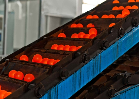 Nuovi prodotti 20-150 mm Alta durezza minerale di ferro Smaltimento media sfera Forgiazione sfera di acciaio per mulino a sfere fabbrica macchina