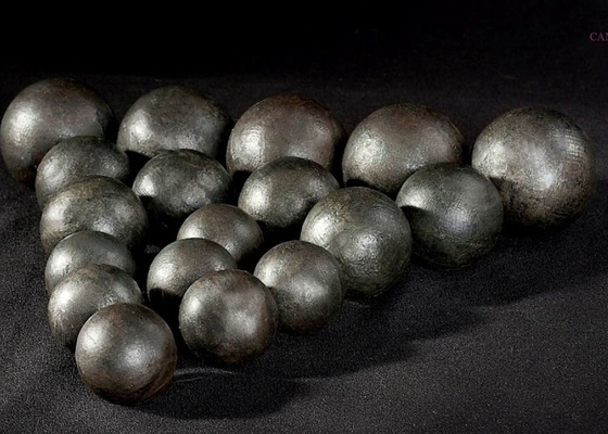 Fabbricazione a sfera di media di macinazione di sfere prezzo 20-180mm sfera di acciaio forgiato utilizzato per l'estrazione di cemento di macinazione
