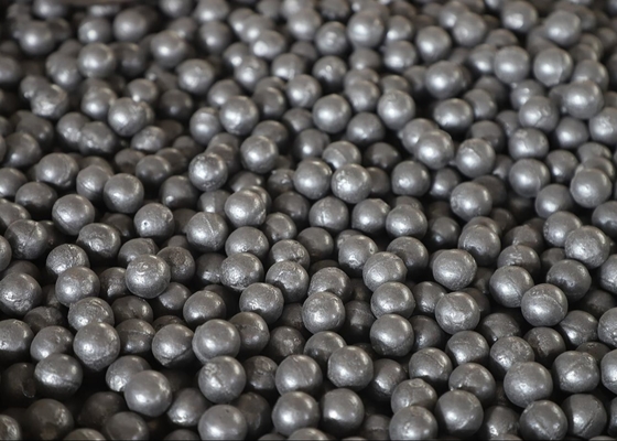 Fabbrica sfera di ferro fuso sfere di silicio manganese 130mm sfera di acciaio forgiata