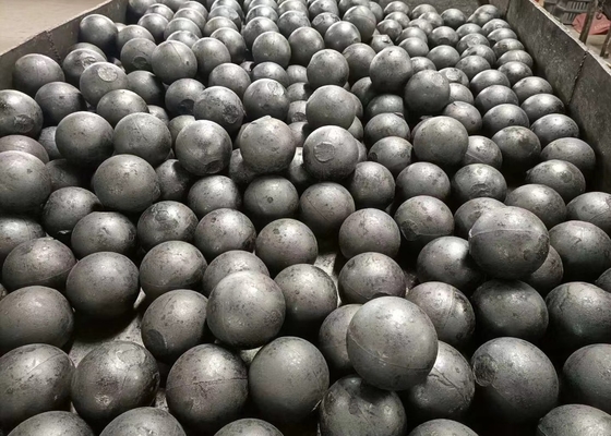 Fabbrica sfera di ferro fuso sfere di silicio manganese 130mm sfera di acciaio forgiata