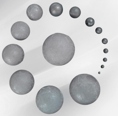 Fabbricazione di sfere di ferro fuso 30 mm 150 mm nell'industria mineraria del cemento