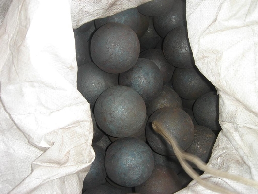 Bolle di media di rettifica di alta qualità 30 mm 50 mm 100 mm sfera di acciaio di rettifica forgiata per la centrale elettrica di cemento del mulino a sfere