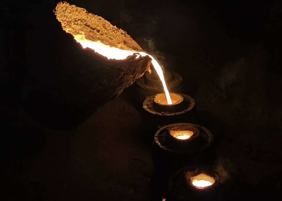 Colla di media di macinazione per centrali elettriche con grado di rottura inferiore allo 0,5%