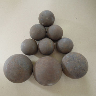 65 70 75 80 mm Medi di macinazione in acciaio forgiato ad alto manganese Sfere di ferro fuso per macchine da mulino a sfere